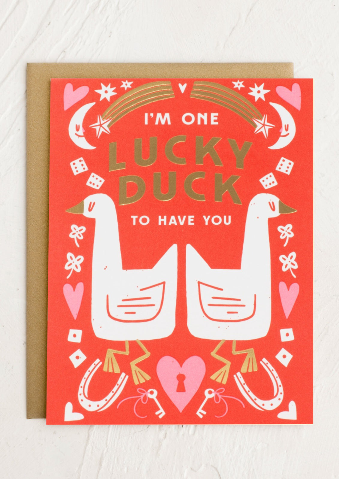 Lucky Duck Love Card