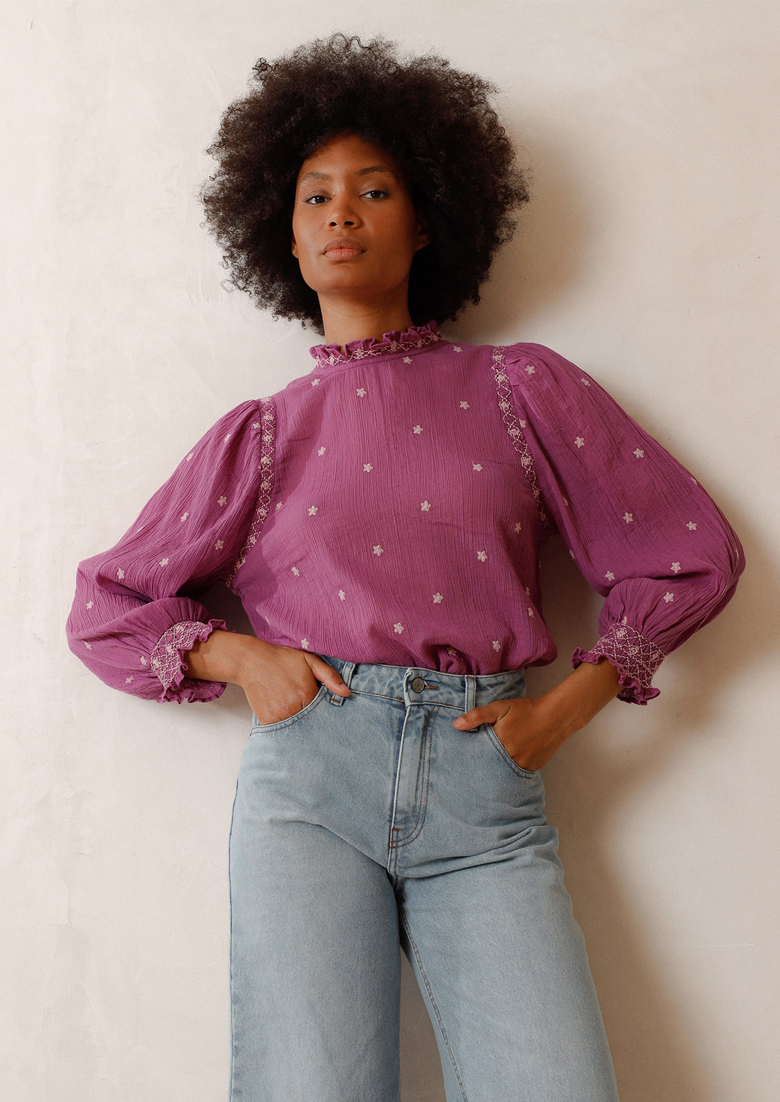 Lupita Embroidered Top