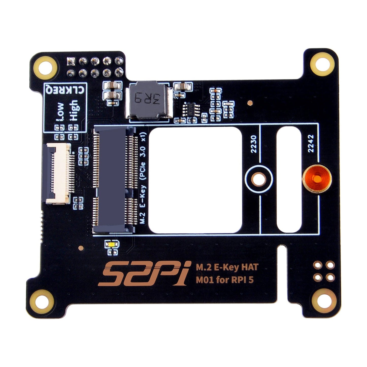 M.2 2242 E-Key Top for Raspberry Pi 5