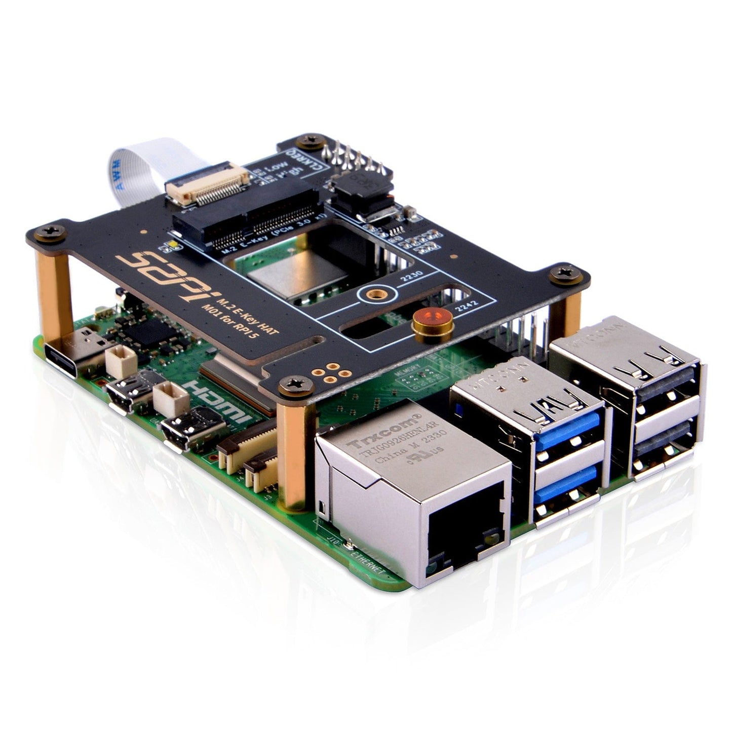 M.2 2242 E-Key Top for Raspberry Pi 5