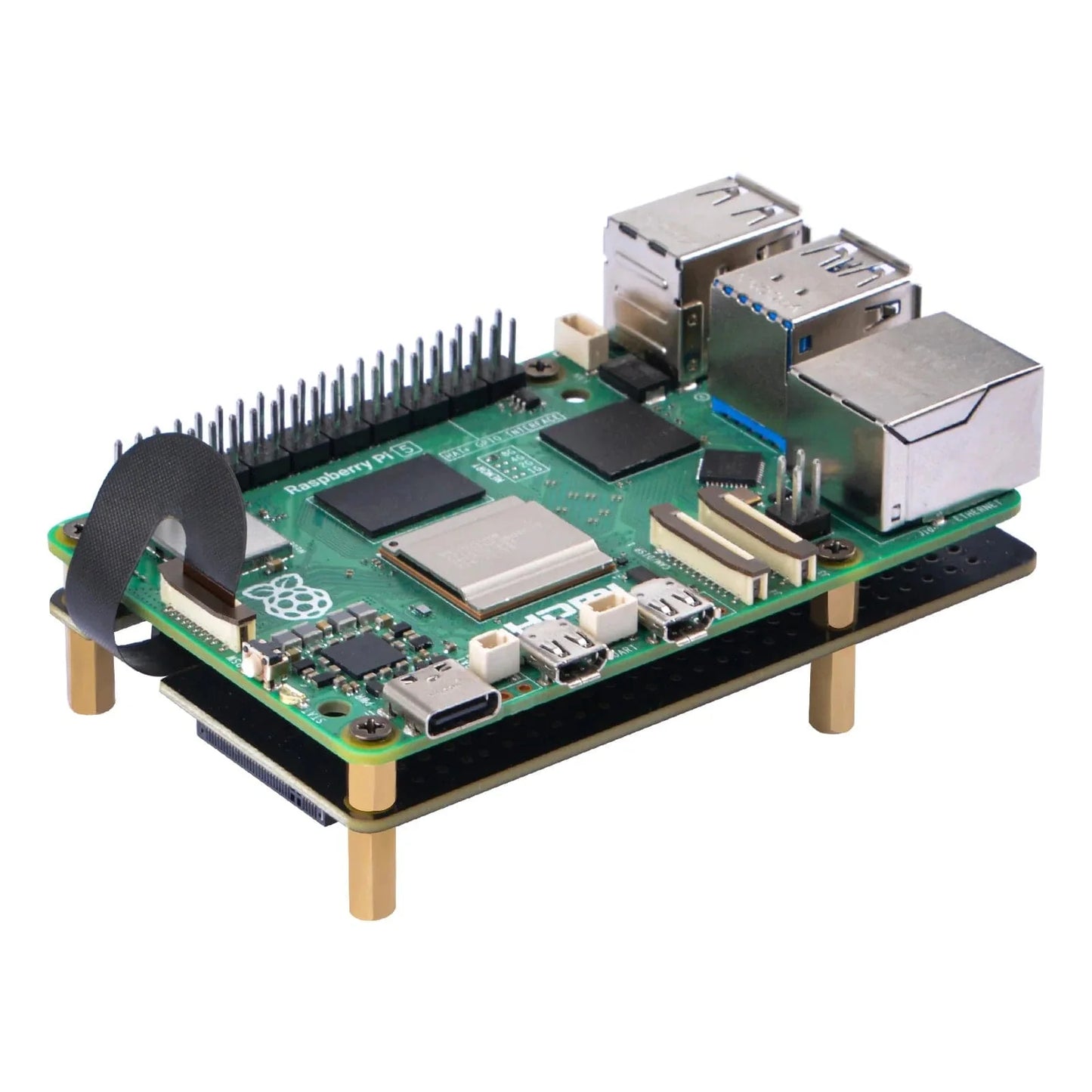 M.2 2280 NVMe PCIe Bottom for Raspberry Pi 5 (N07)