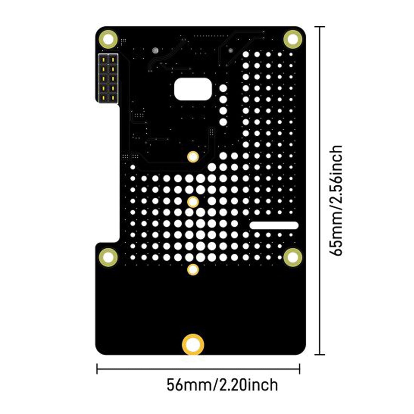 M.2 PCIe to 2280 NVMe Top Extension Adapter Board for Raspberry Pi 5 (N04) [Discontinued]