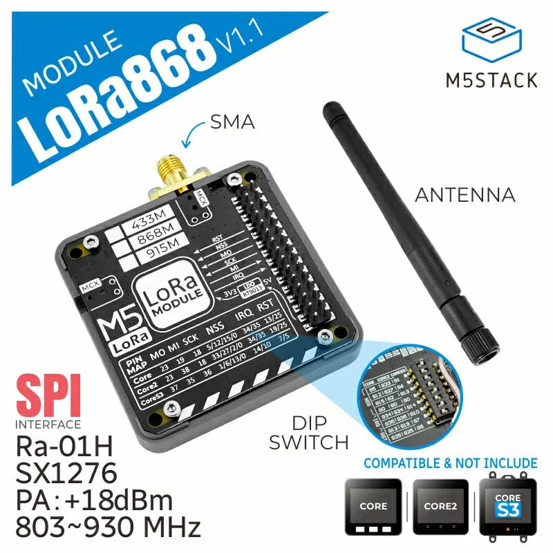 M5Stack LoRa Module (868MHz) v1.1