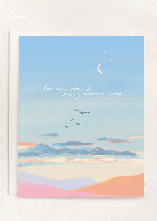Many Moons Love Card