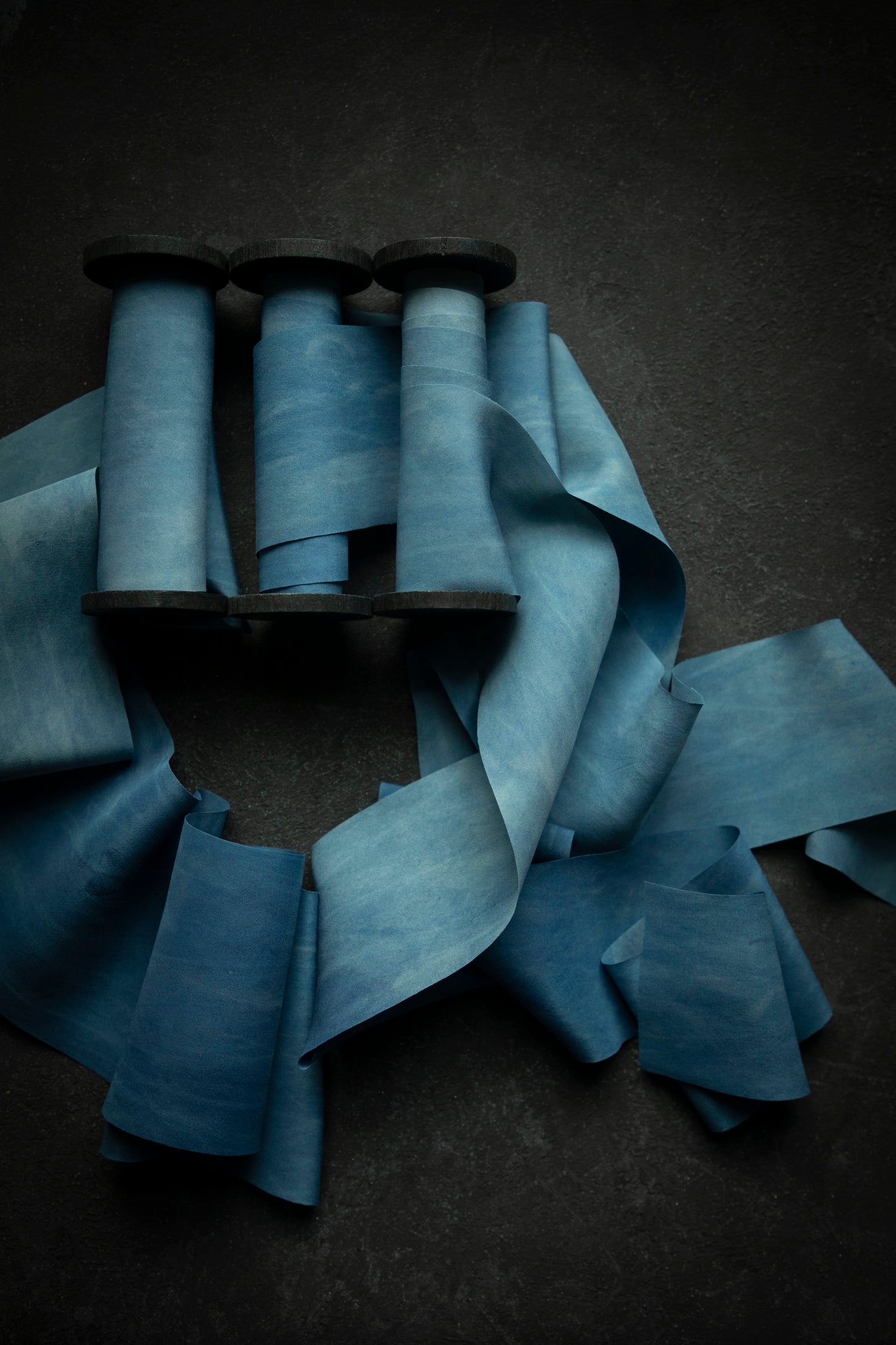 Bohemian Blue Silk Ribbon