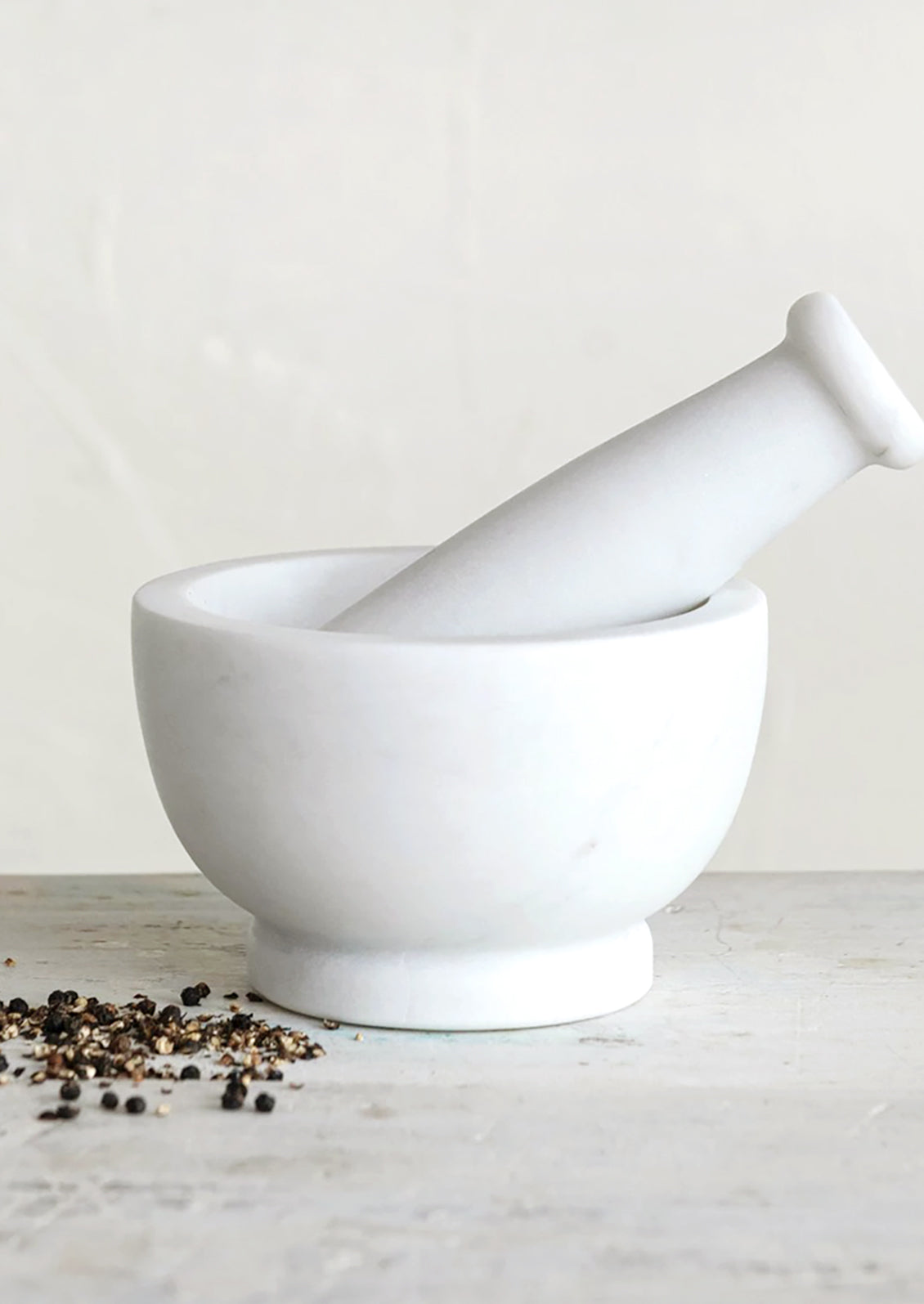 Marble Mortar & Pestle
