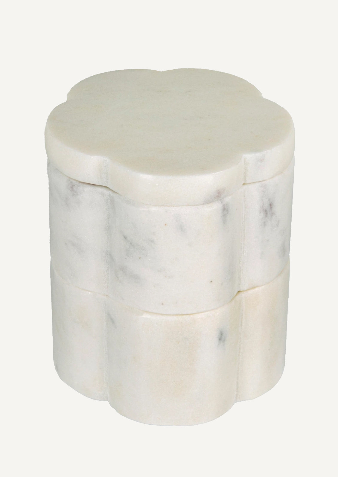 Scalloped Marble Pinch Pots