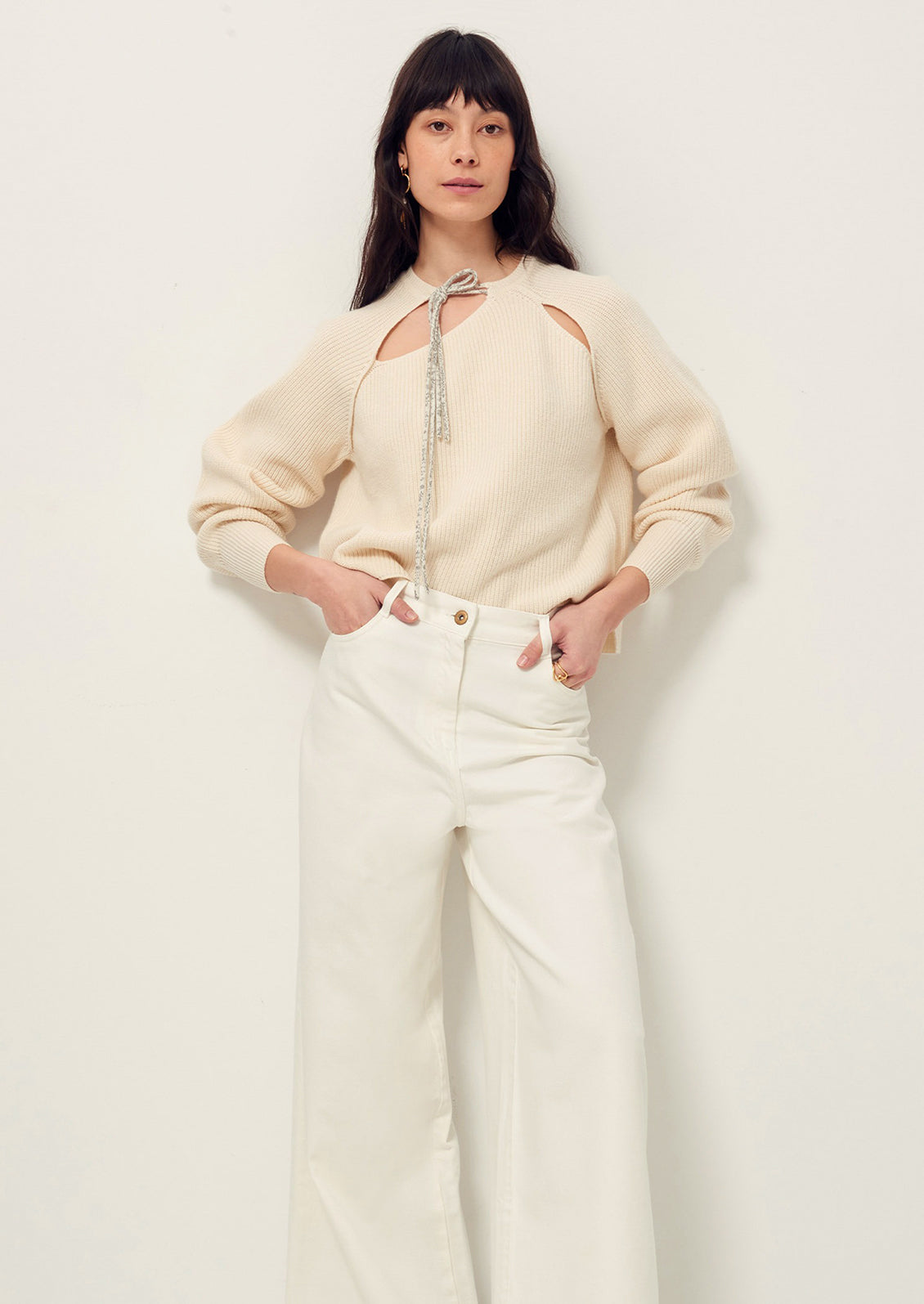 Marcia Wool-Cotton Sweater