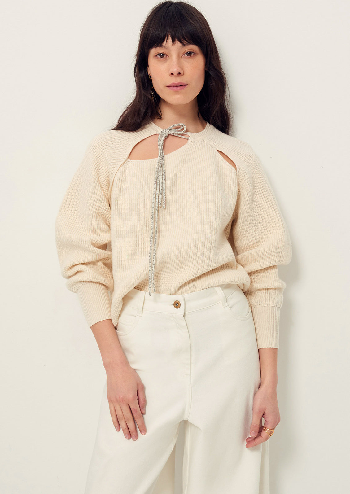 Marcia Wool-Cotton Sweater