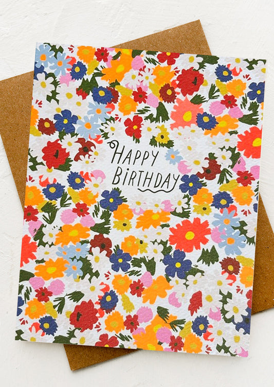 Martha's Garden Birthday Card
