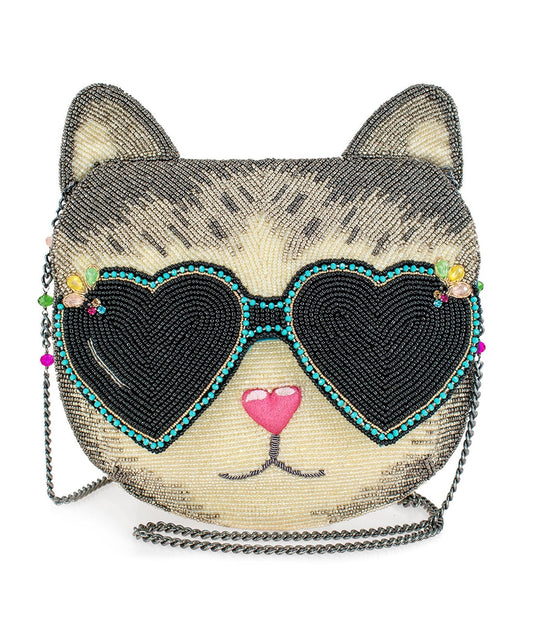 Mary Frances Cool Cat Crossbody Bag