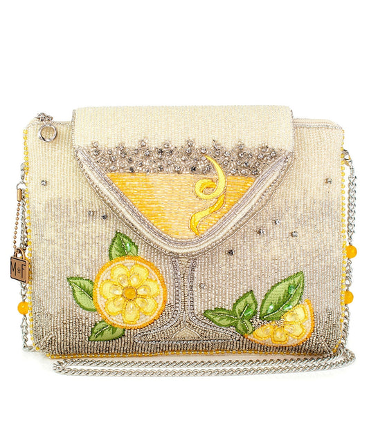 Mary Frances Lemon Drop Handbag