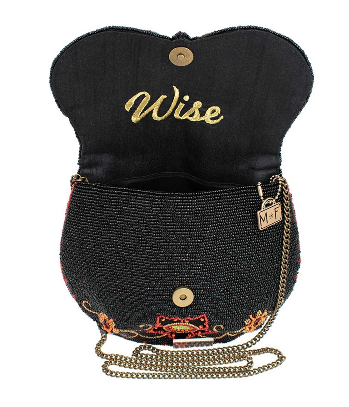 Mary Frances Night Owl Crossbody Handbag