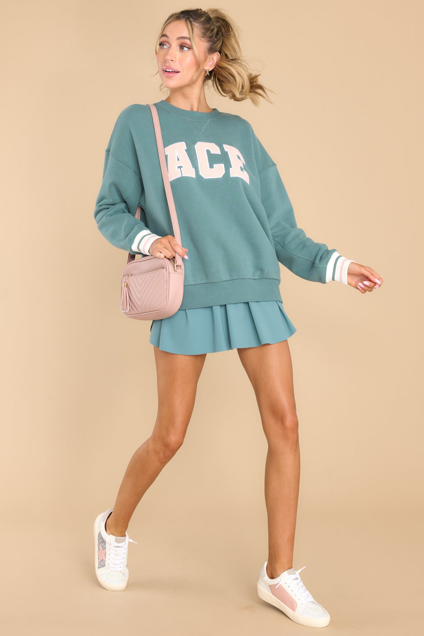 Match Point Calypso Green Skirt