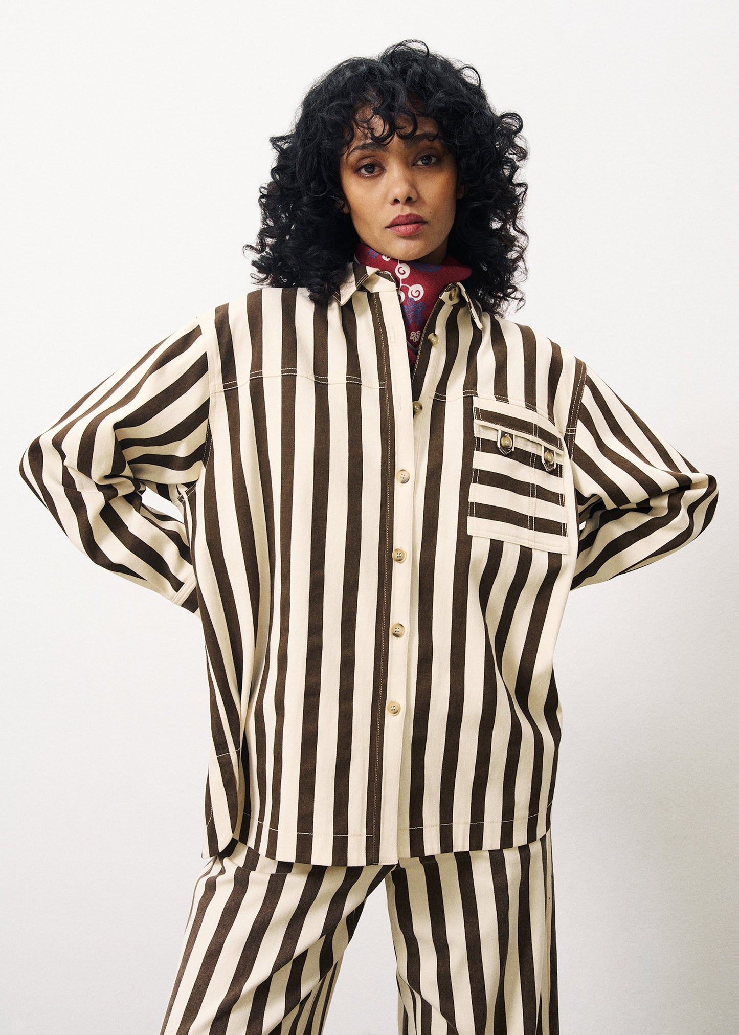 Maurice Striped Overshirt