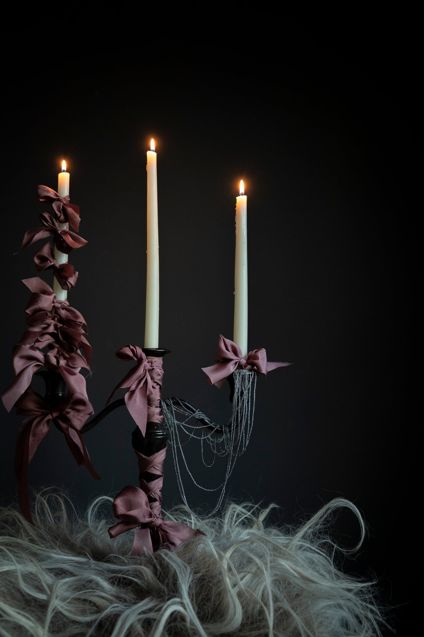 Mauve Silk Ribbon