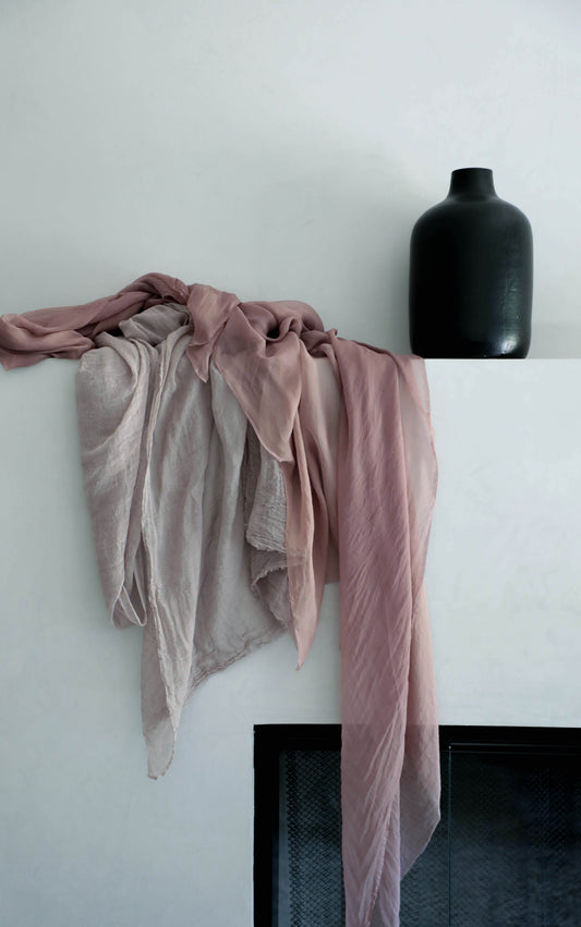 Mauve {Sheer Silk Runner}