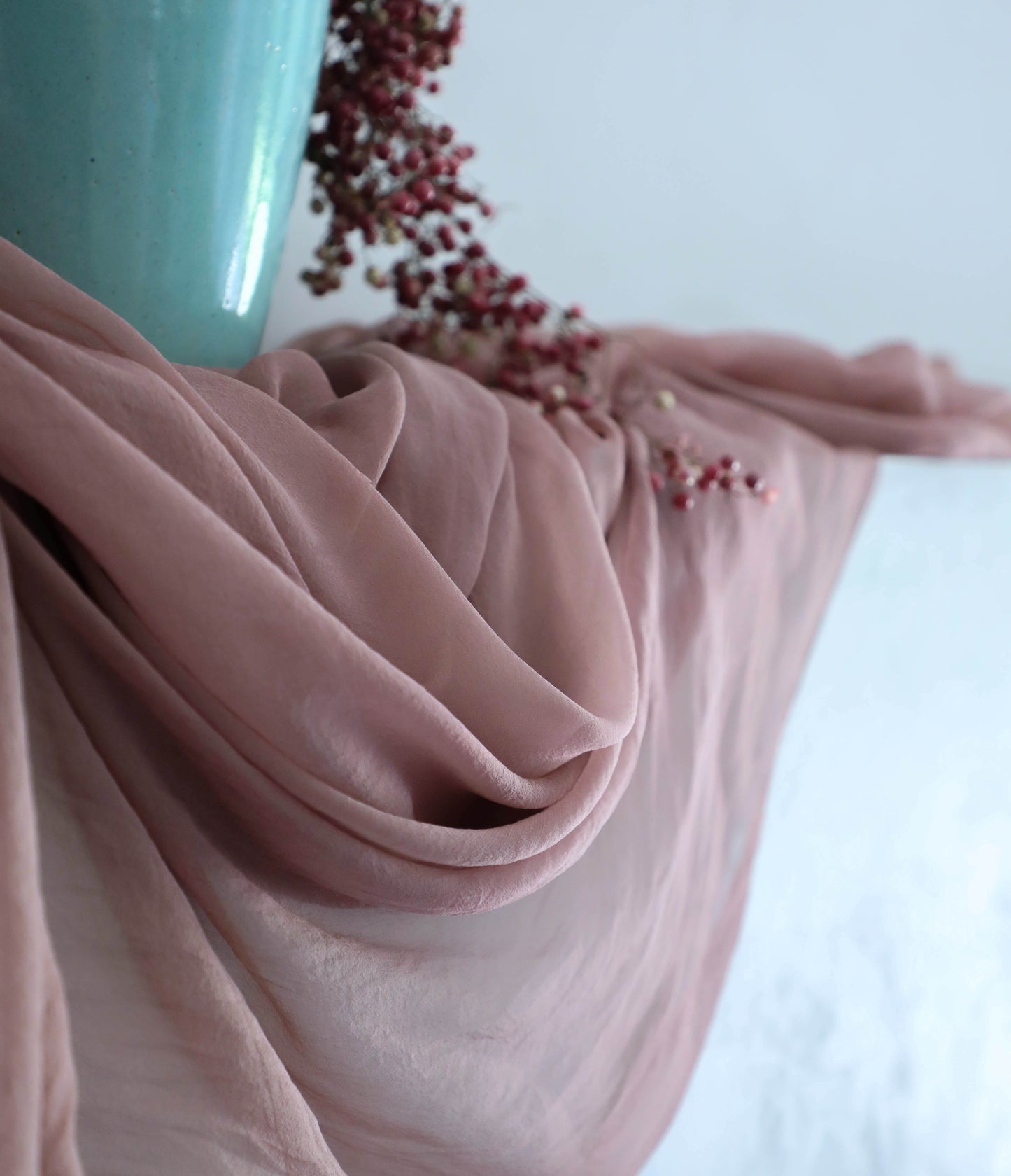 Mauve {Sheer Silk Runner}