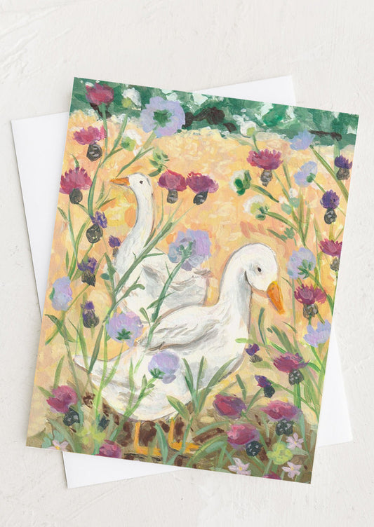 Meadow Ducks Blank Card