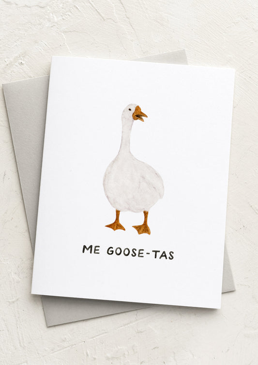 Me Goose-Tas Card