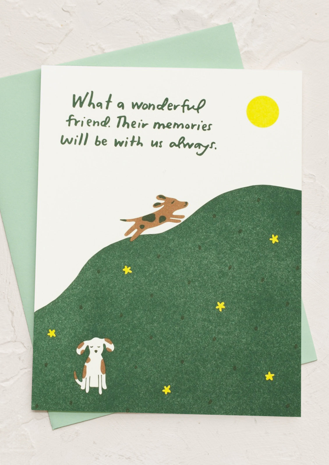 Pet Friend Memories Card