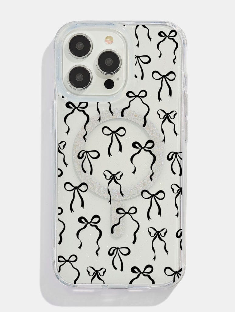 Micro Bows Glitter MagSafe iPhone Case