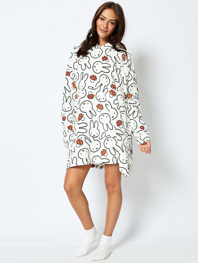 Miffy x Skinnydip Blanket Hoodie in White