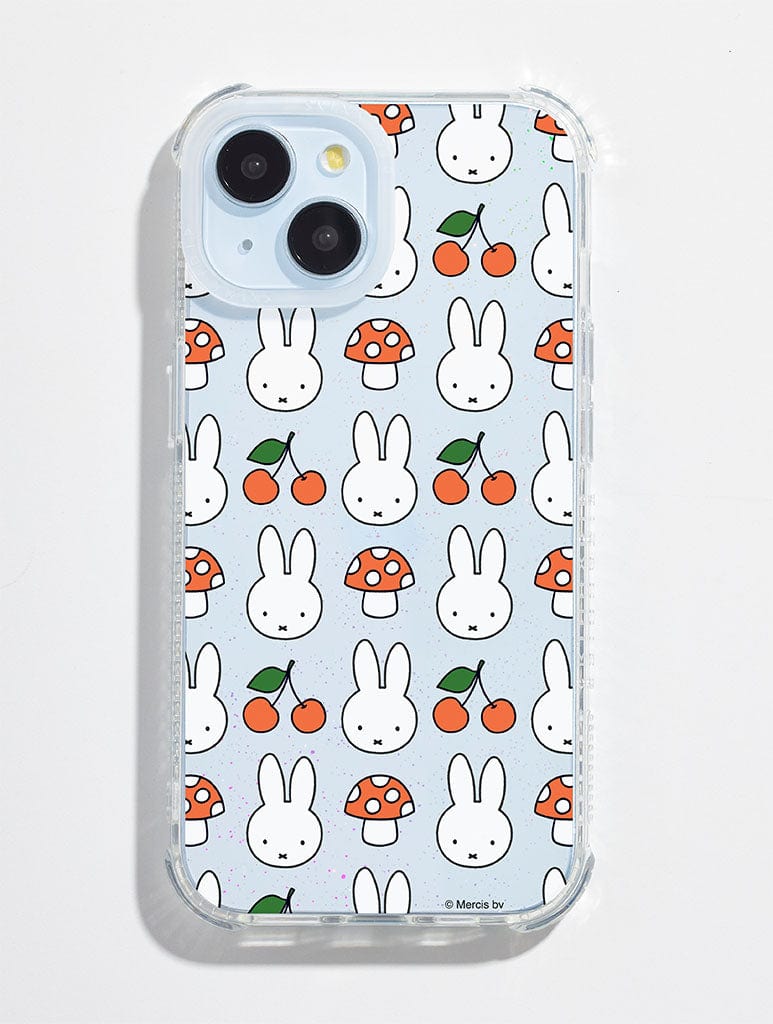 Miffy x Skinnydip Cherry And Mushroom Shock iPhone Case