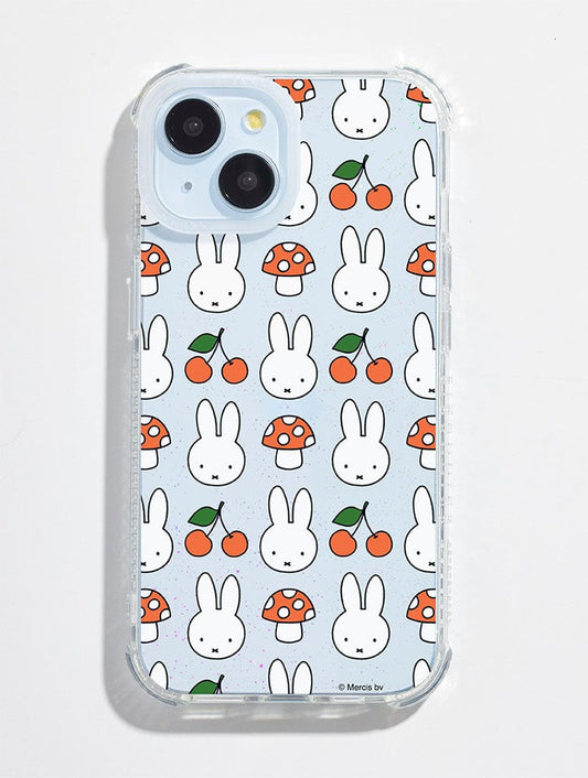 Miffy x Skinnydip Cherry And Mushroom Shock iPhone Case