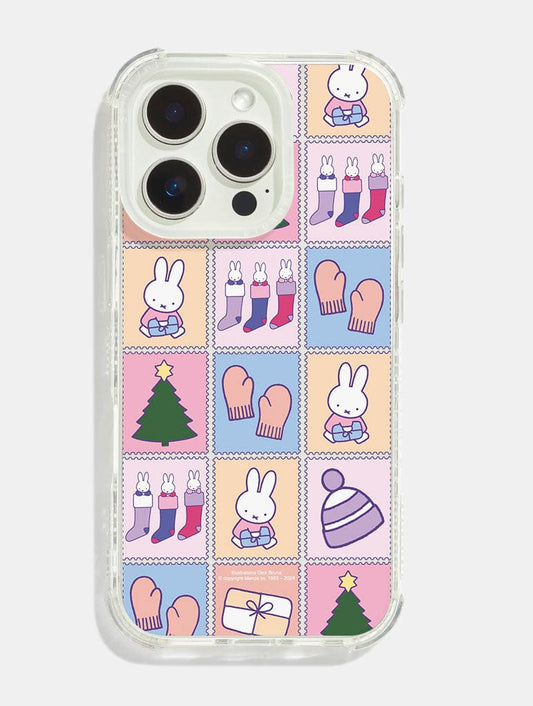 Miffy x Skinnydip Christmas Stamps Shock iPhone Case