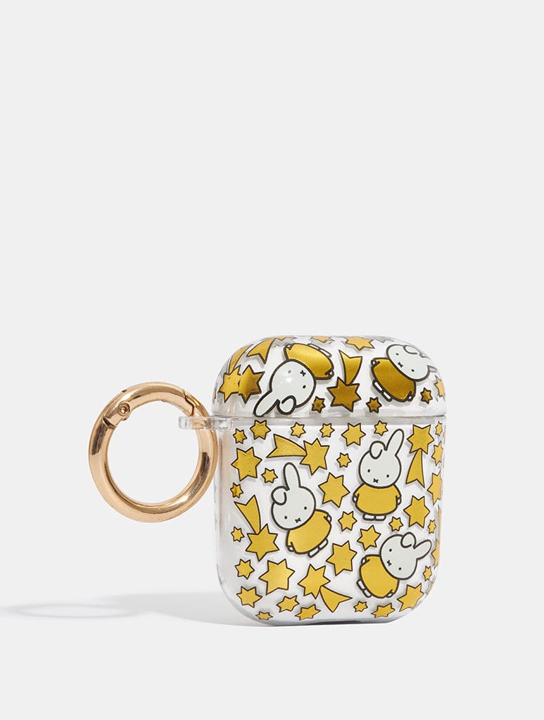 Miffy x Skinnydip Gold Celestial AirPods Case