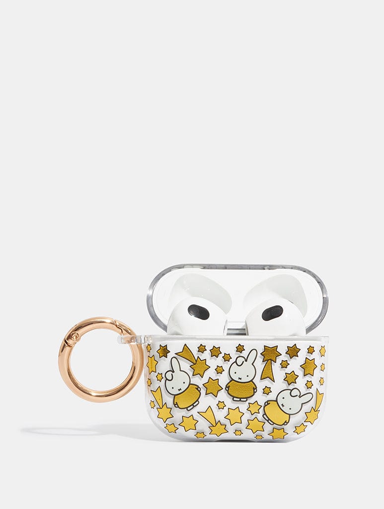 Miffy x Skinnydip Gold Celestial AirPods Case