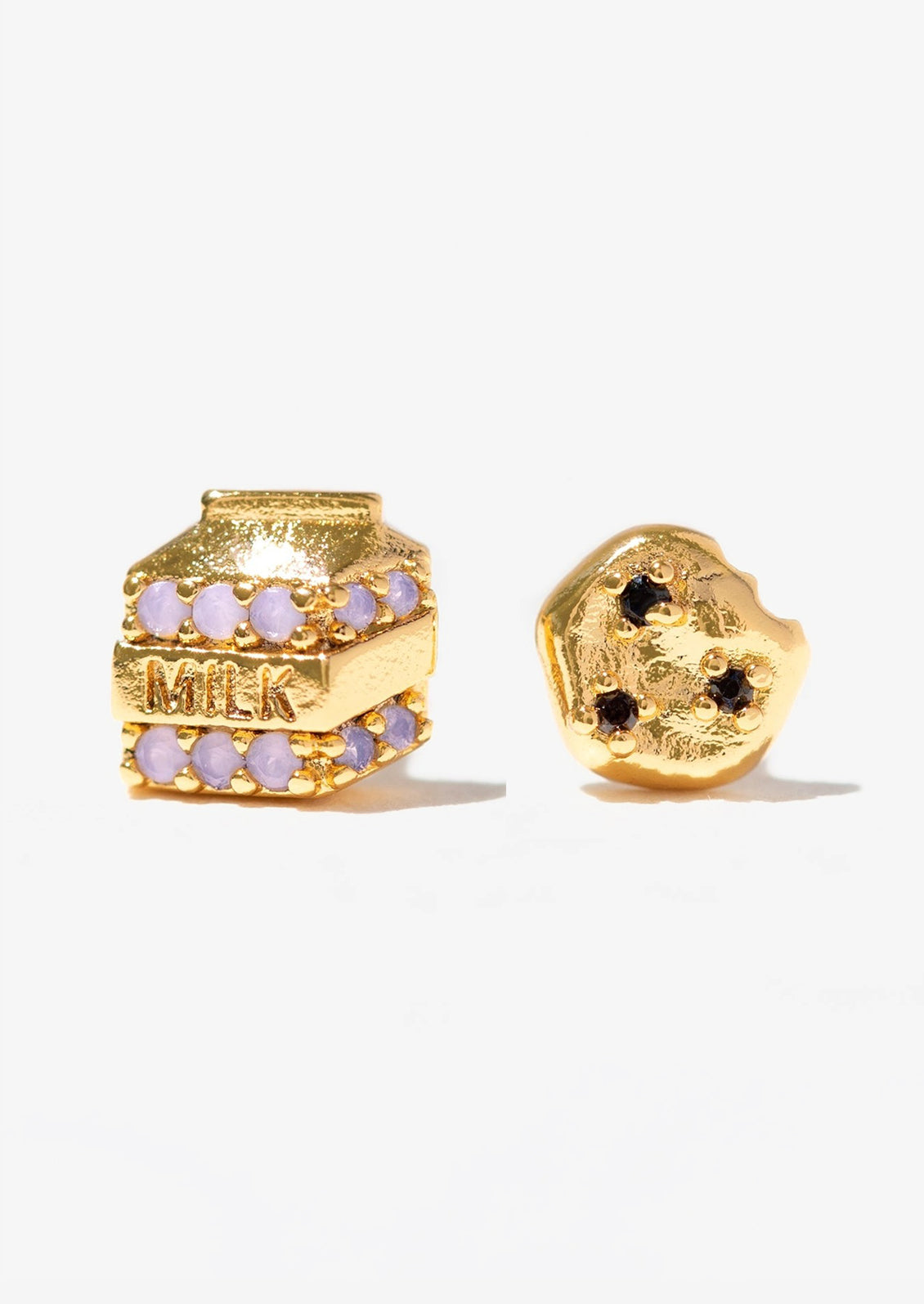 Milk & Cookies Stud Earrings