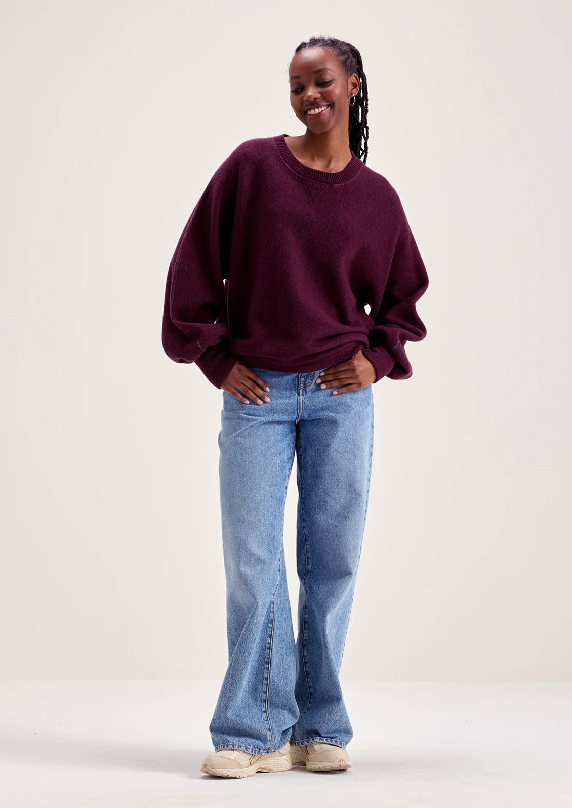 Milos Jersey Knit Sweater
