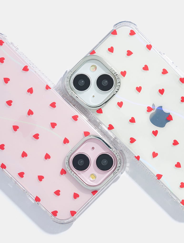 Mini Ditsy Hearts Shock iPhone Case