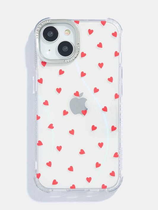 Mini Ditsy Hearts Shock iPhone Case