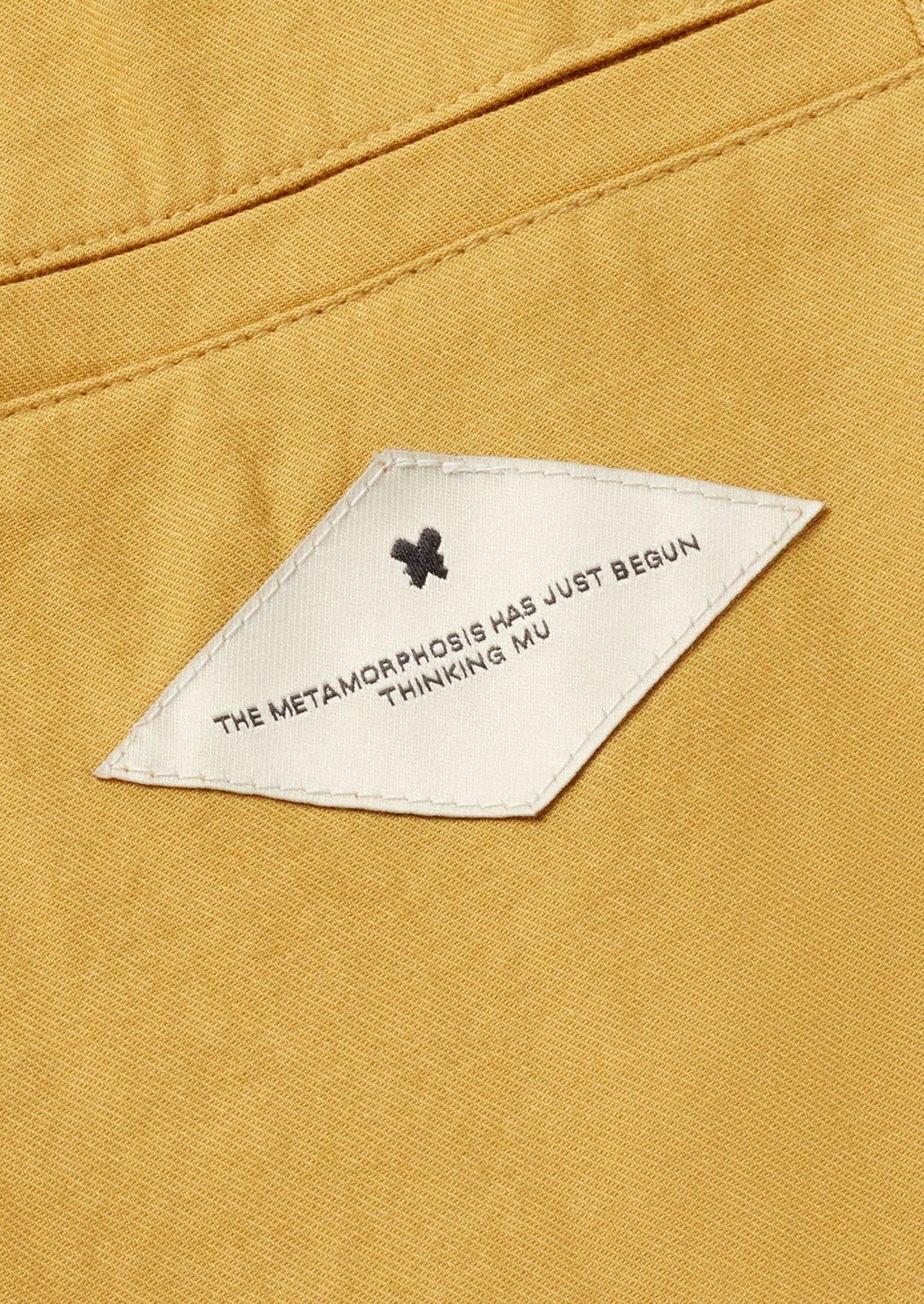 Mariam Pants in Yellow Patched