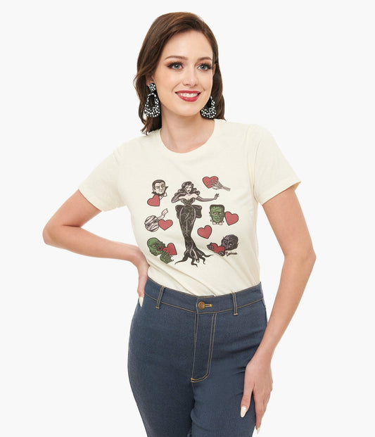 Mischief Made Ivory Ghoul's Best Friend Graphic Tee