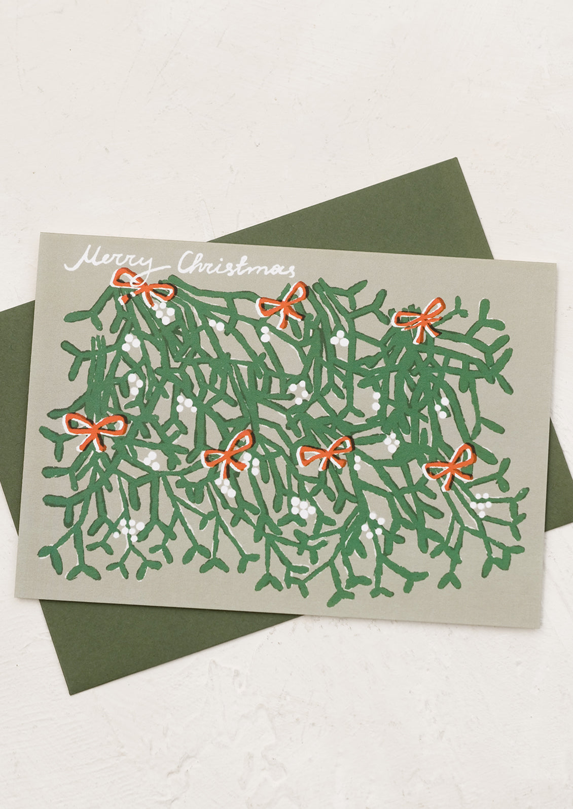Mistletoe Christmas Card