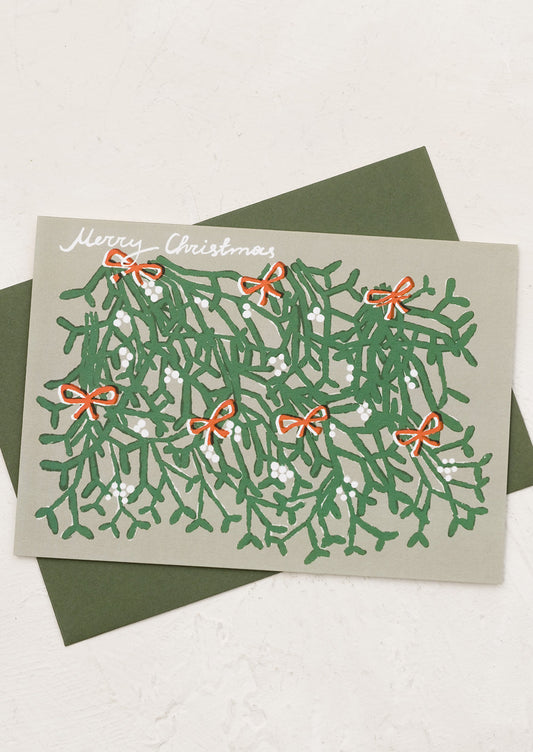 Mistletoe Christmas Card