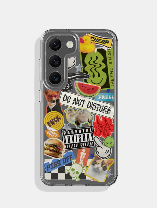 Mixed Sticker Android Case