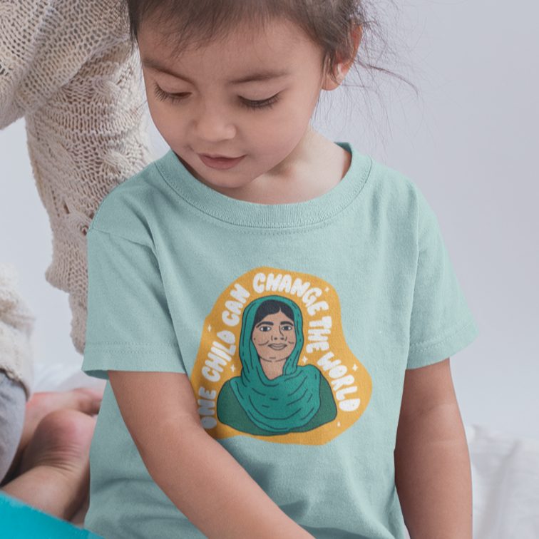 Malala Onesie + Kids Tee