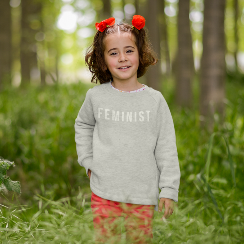 Feminist Toddler Crewneck Sweatshirt