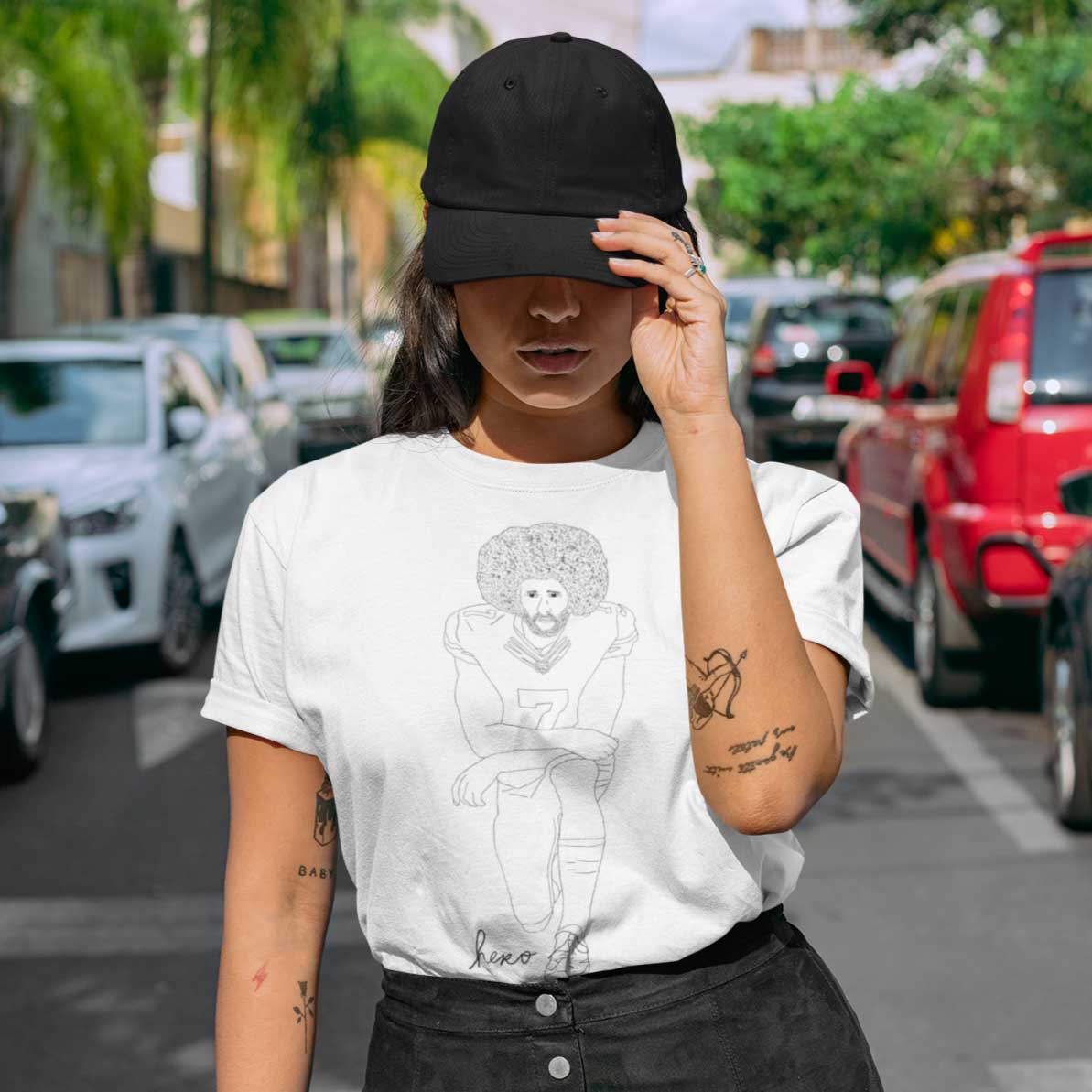 Colin Kaepernick Is A Hero Unisex Tee