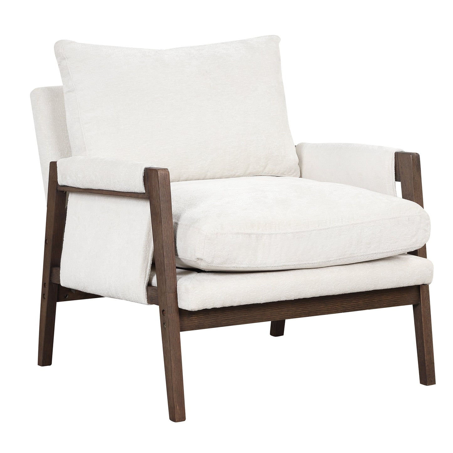 Modern Accent Chair with Thick Seat Cushion
