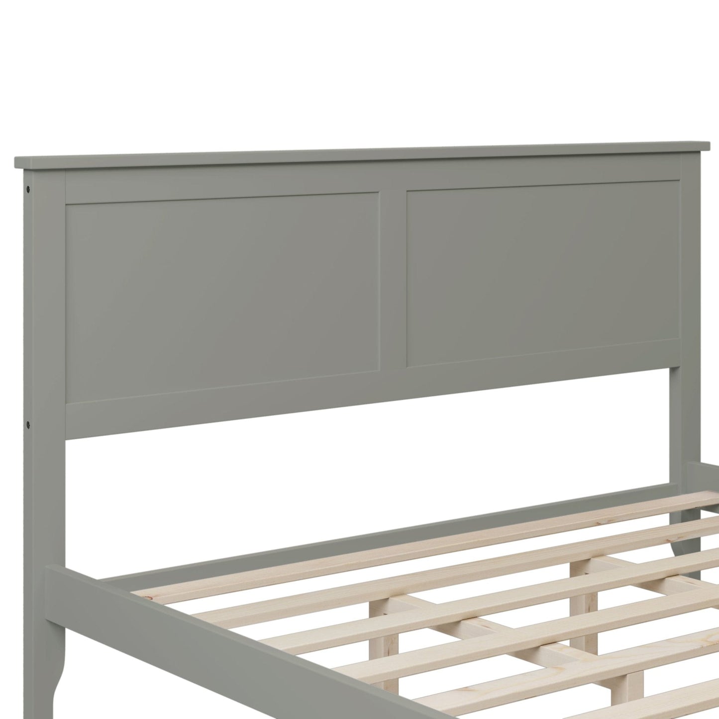 Modern Solid Wood Queen Platform Bed