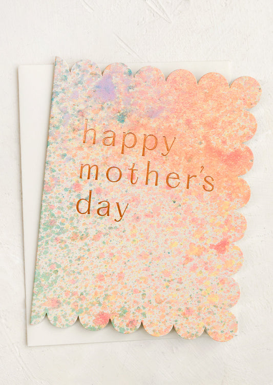 Pastel Splatter Mother's Day Card