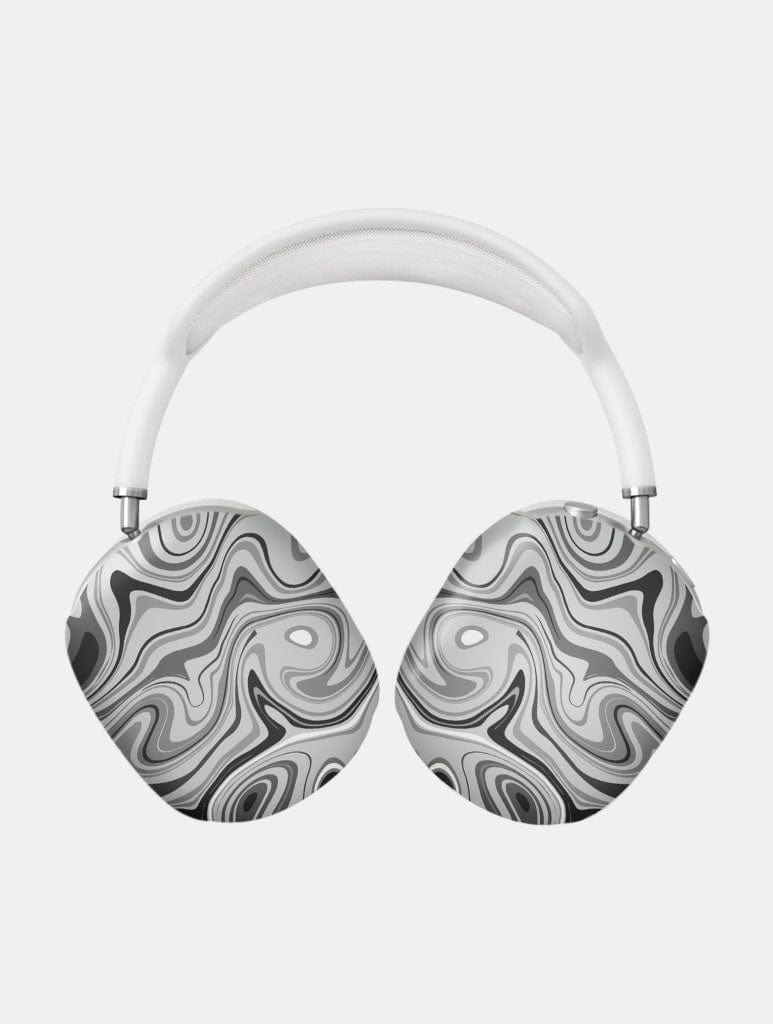 Monochrome Swirl AirPods Max Case in Matte