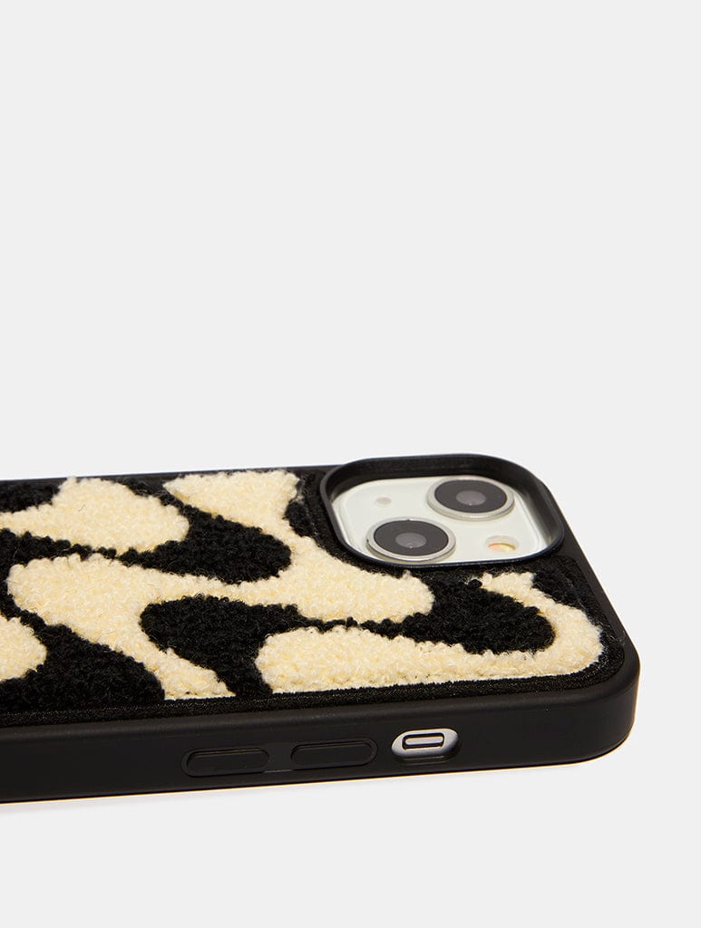Monochrome Wave Tufted iPhone Case