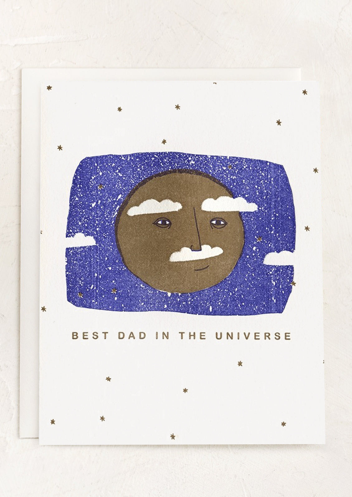 Moon Face Father's Day Card
